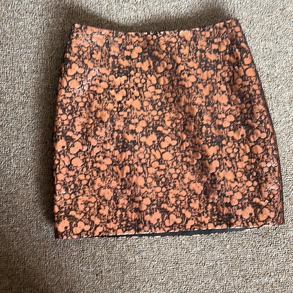 RW&CO metallic copper short skirt - Picture 2 of 6